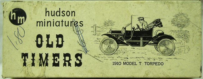 Hudson Miniatures 1/16 1910 Ford Model T Torpedo Convertible plastic model kit